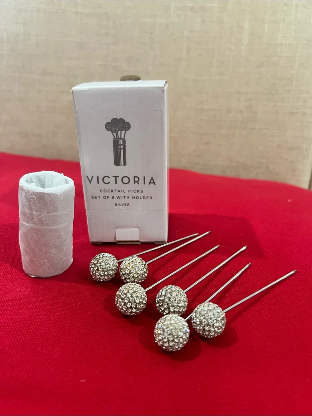🍸Victoria Cocktail Picks with Holder🍸